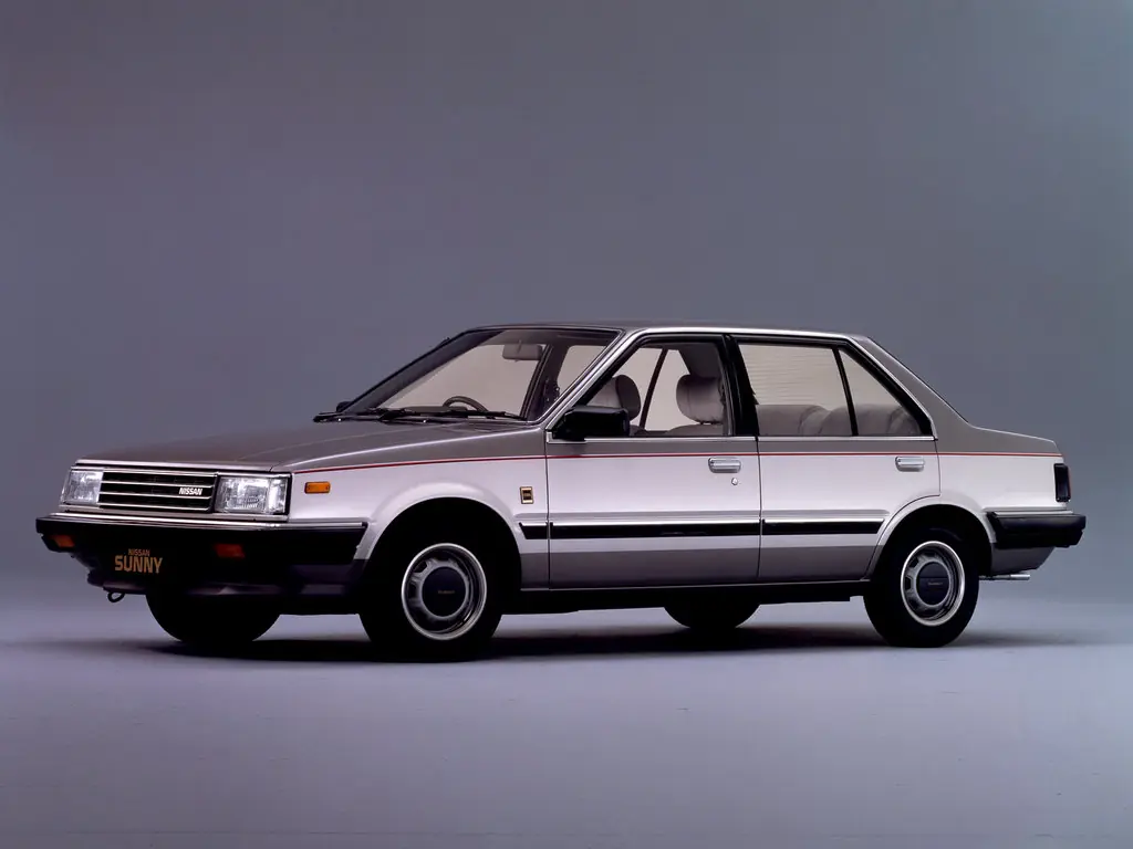 Nissan Sunny (B11, HB11, SB11) 5 поколение, рестайлинг, седан (10.1983 - 08.1985)